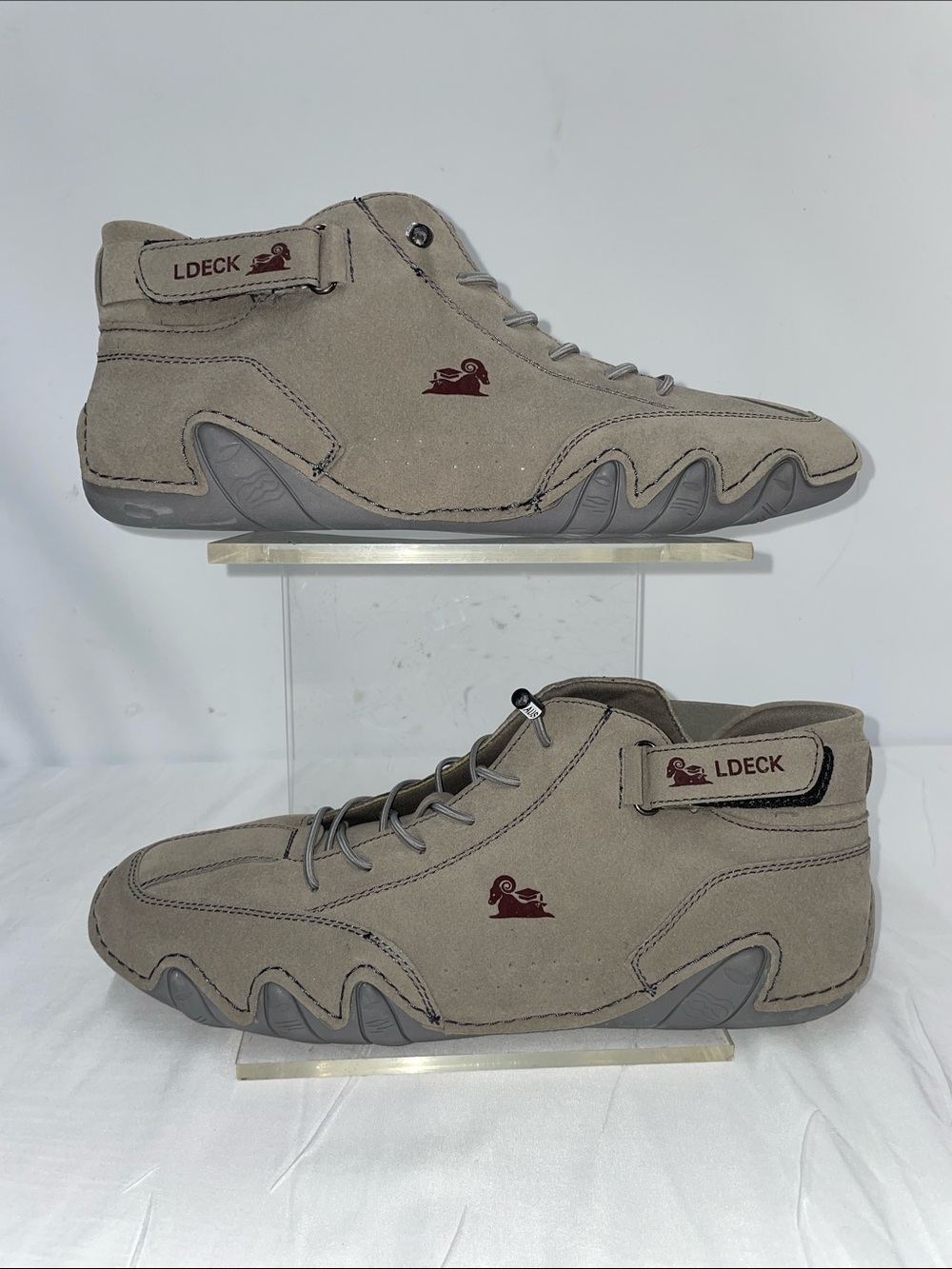LDECK MENS SUEDE BAREFOOT CHUKKA BOOTS FTL-05-170